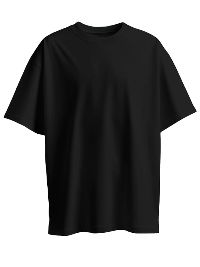 RTI Oversized Black Tshirt 210 GSM