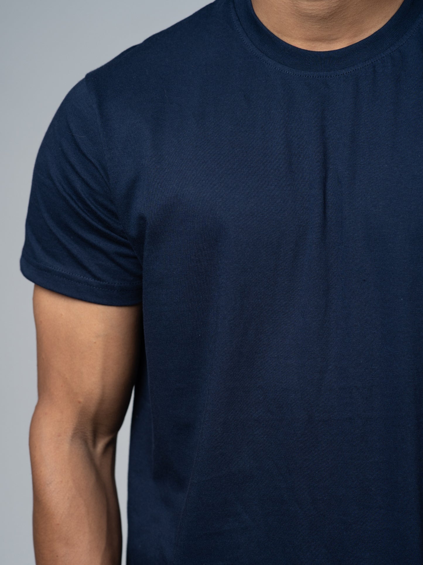Roads to India® Men's Cotton Casual T-Shirt – Premium Plain T-Shirt | Unisex Fit (Regular)| 180 GSM | Half Sleeve, Round Neck | S–5XL | White, Black, Nevy Blue, Red, Golden Yellow, Olive Green, Grey