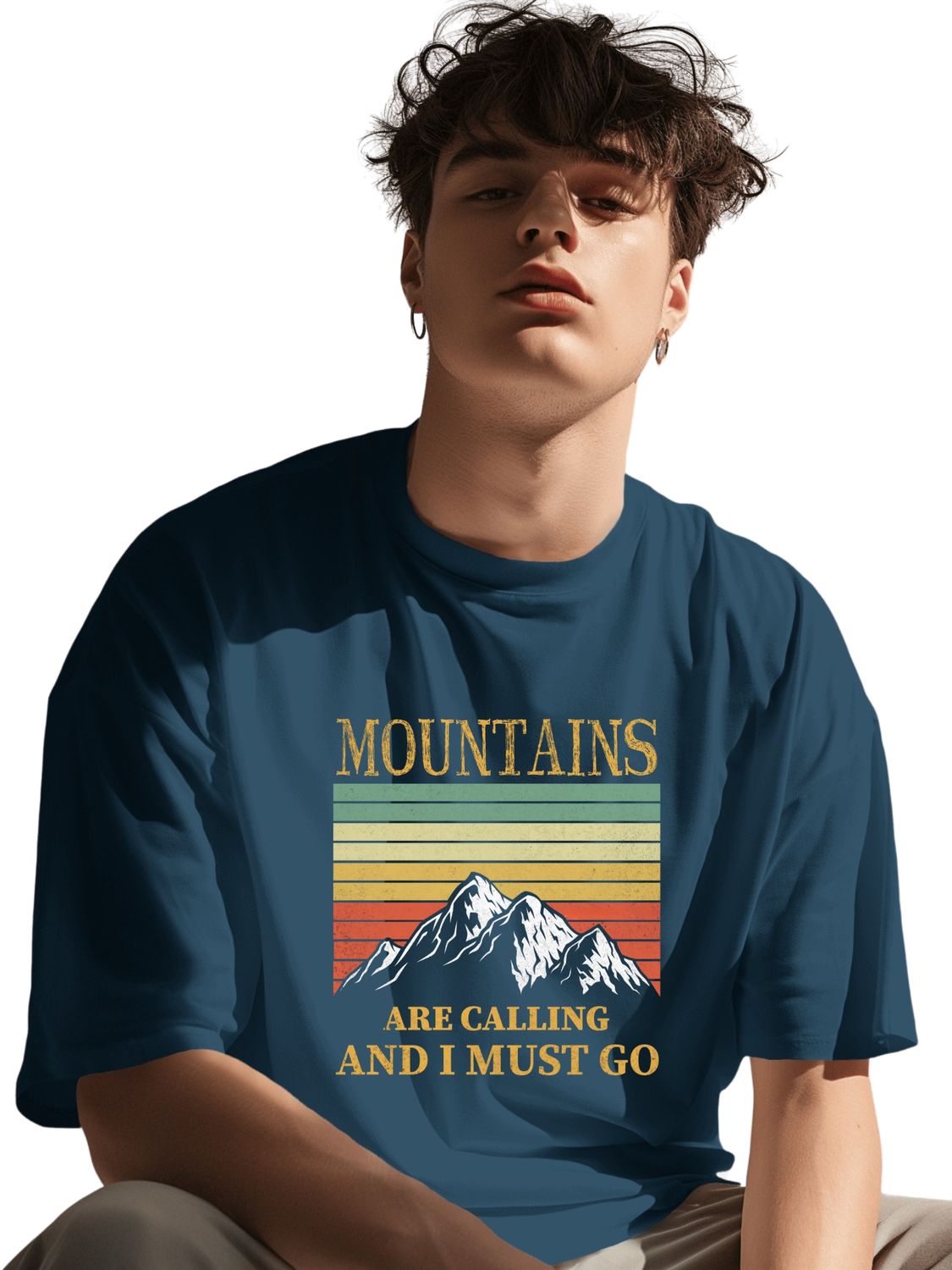 MOUNTAINS ARE CALLING AND I MUST GO - UNISEX T SHIRT - Always listen to your call