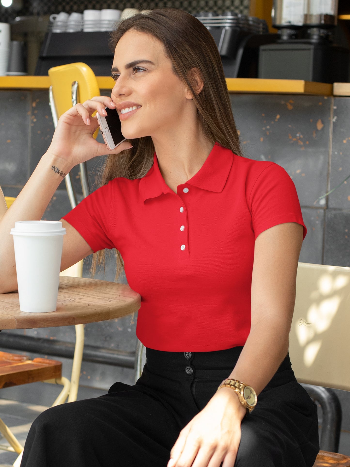 Red Model Female