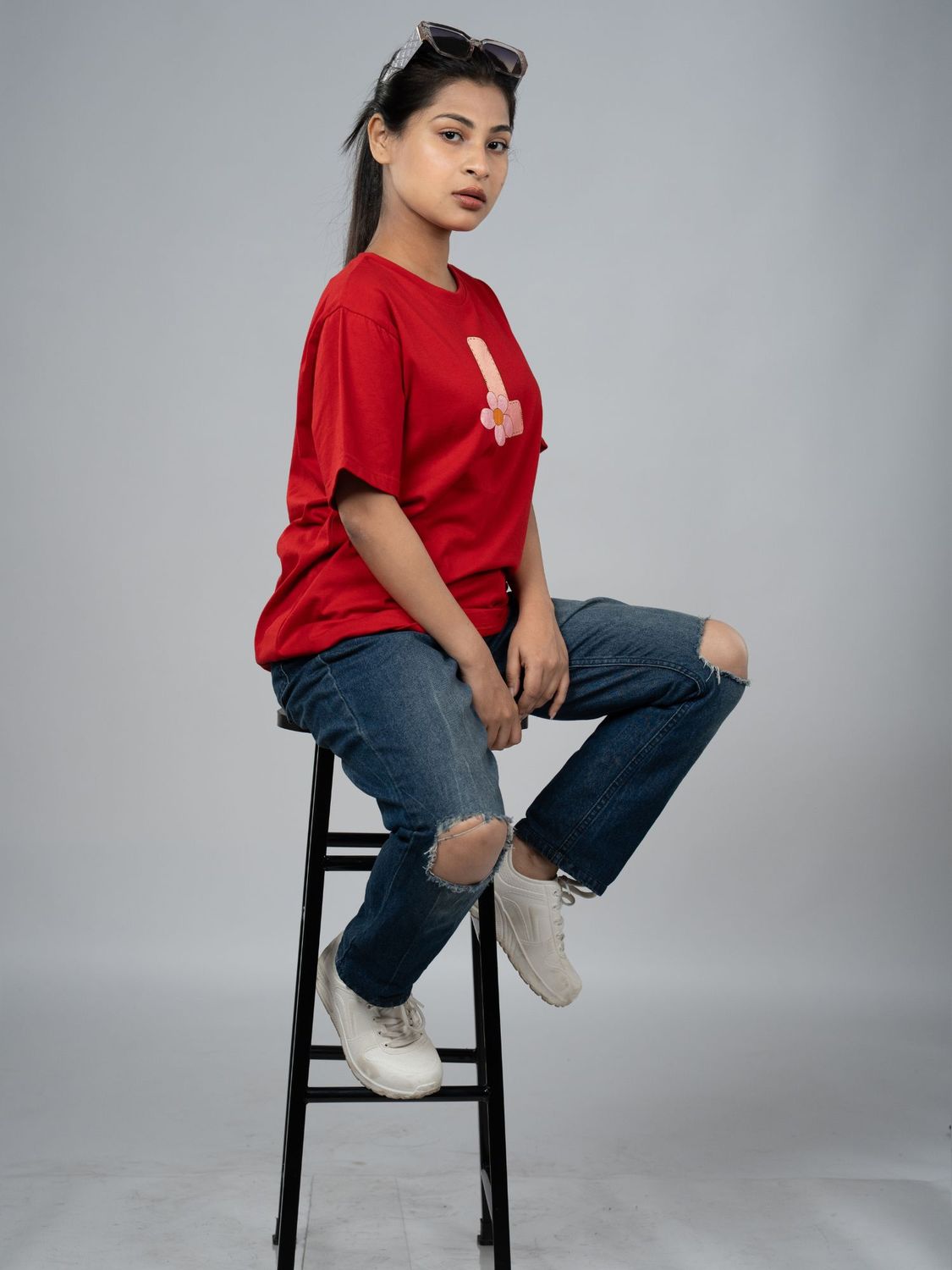 Red Model Female