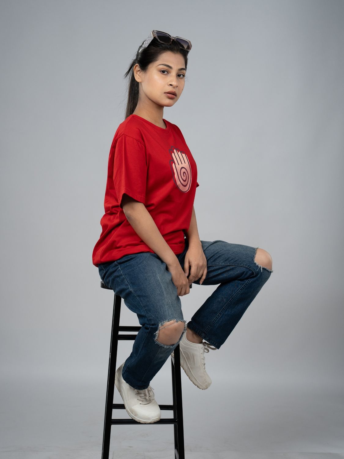 Red Model Female