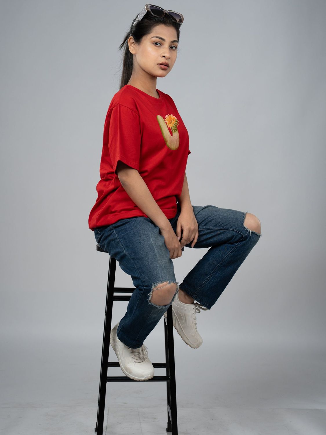 Red Model Female