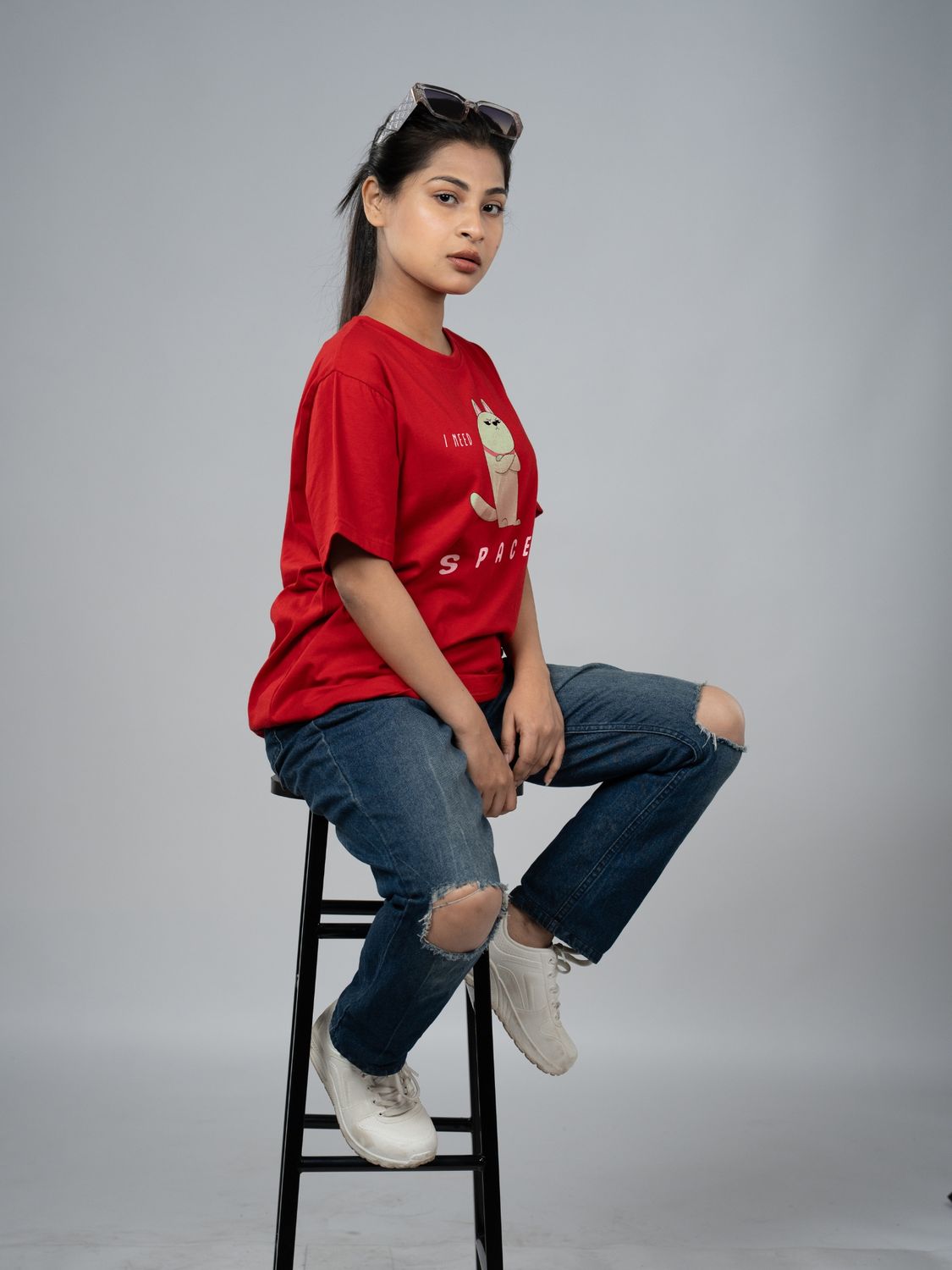 Red Model Female