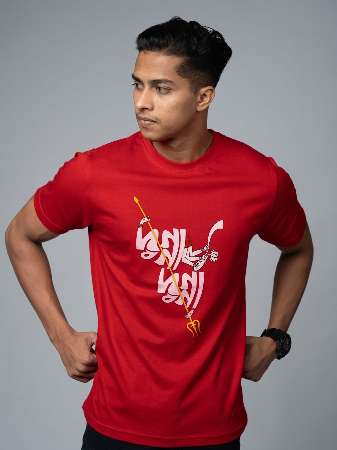 Red Model Male