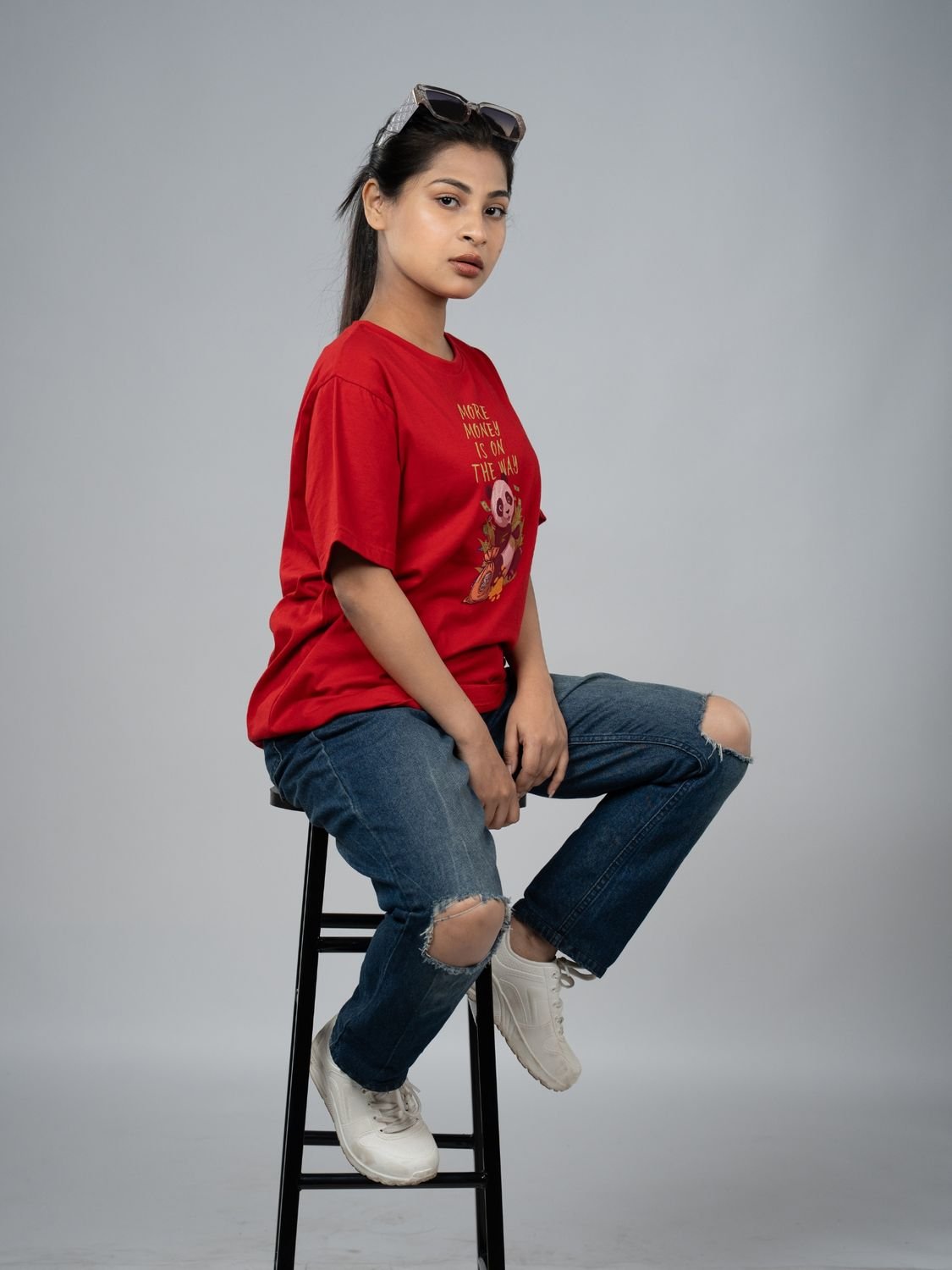 Red Model Female
