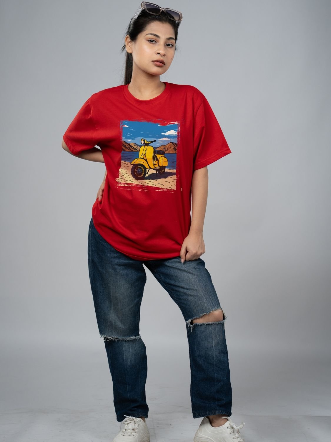 Red Model Female