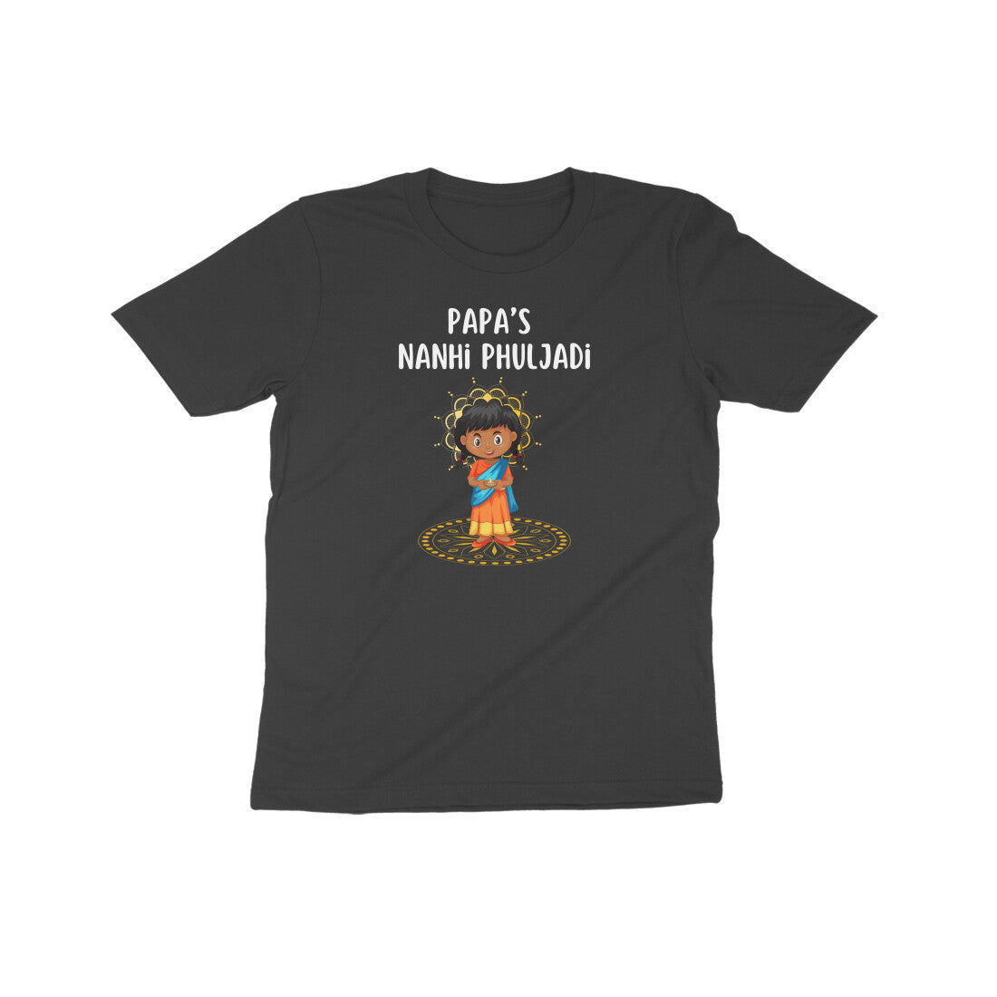 Papa's Nanhi Fuljadi Printed Kids Girl T-Shirt (Ages 8-14) - Diwali special