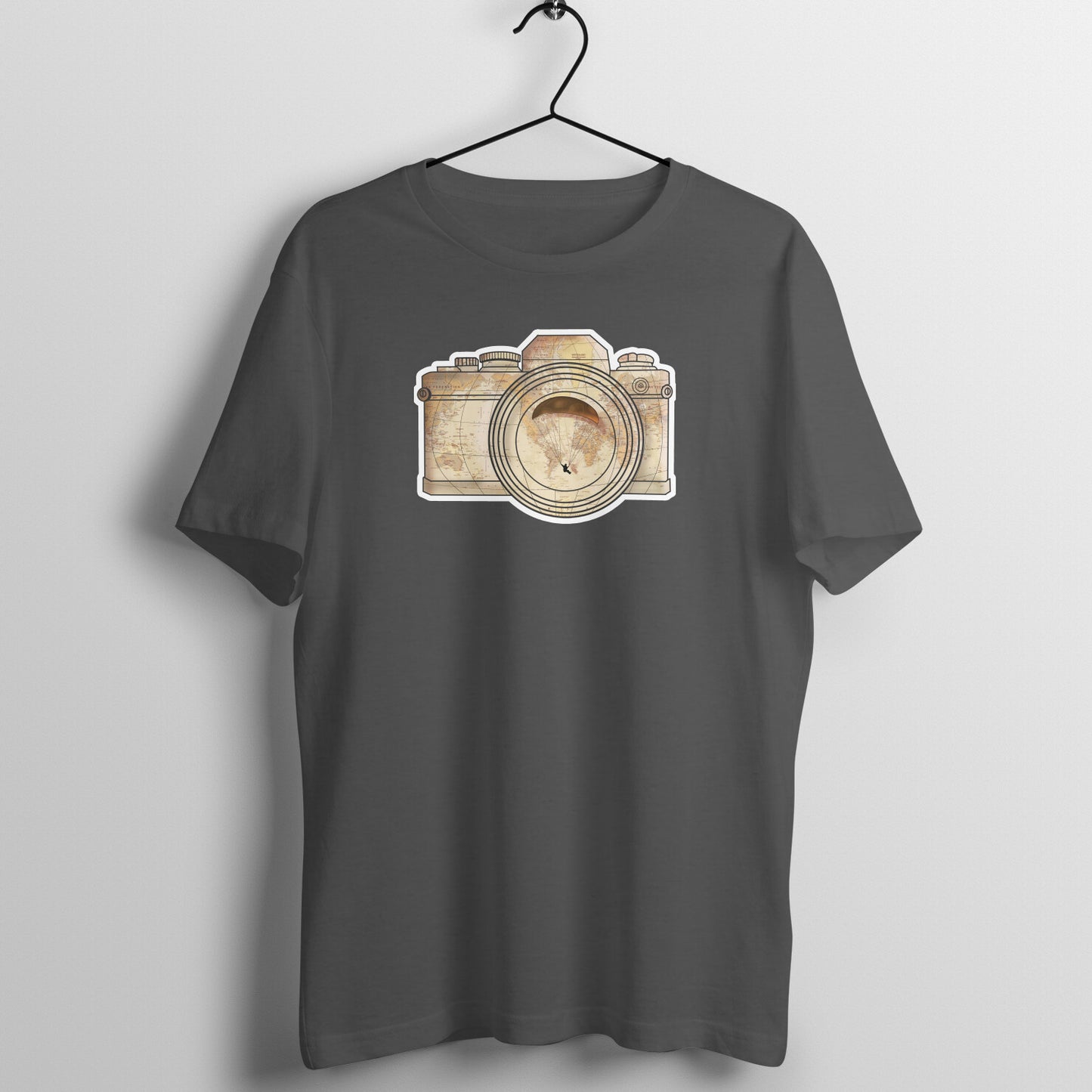 World Traveler & Photographer's Go to - Unisex T-Shirt - Get out there and live a little.