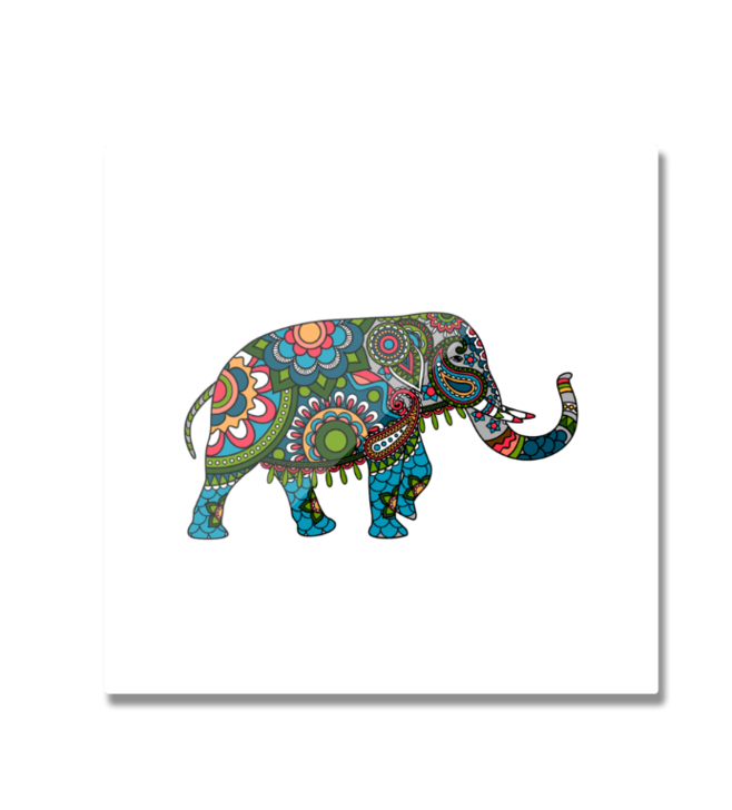 Roads to India Fridger magnet - Elephant