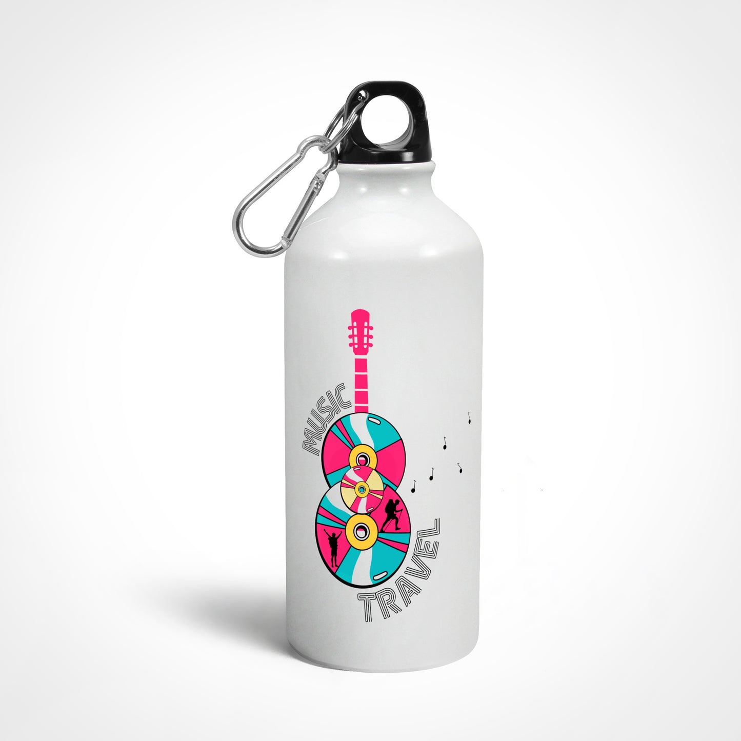 TRAVEL CONNECTS MUSIC WITH YOUR SOUL - SIPPER BOTTLE - LEAK PROOF (600 ML, 750 ML)