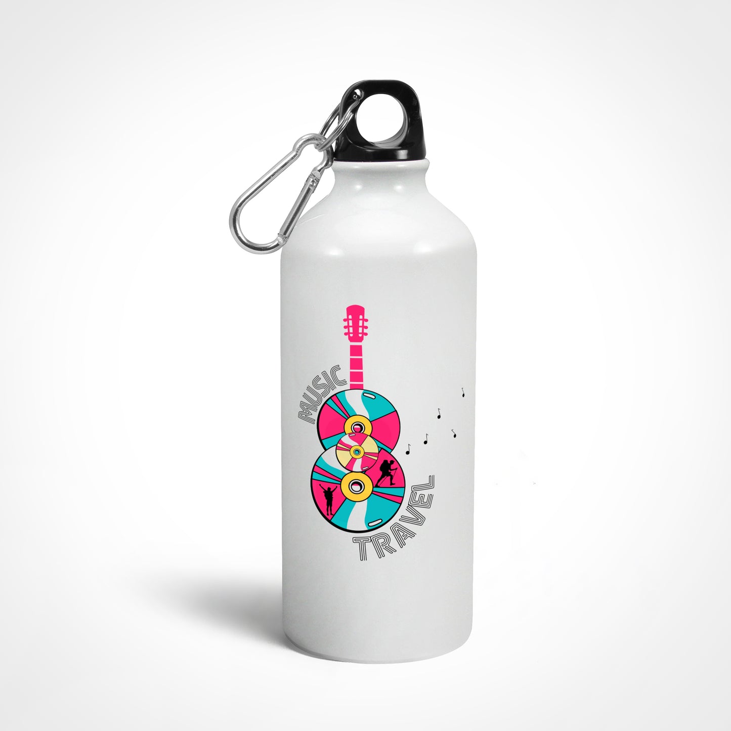 TRAVEL CONNECTS MUSIC WITH YOUR SOUL - SIPPER BOTTLE - LEAK PROOF (600 ML, 750 ML)