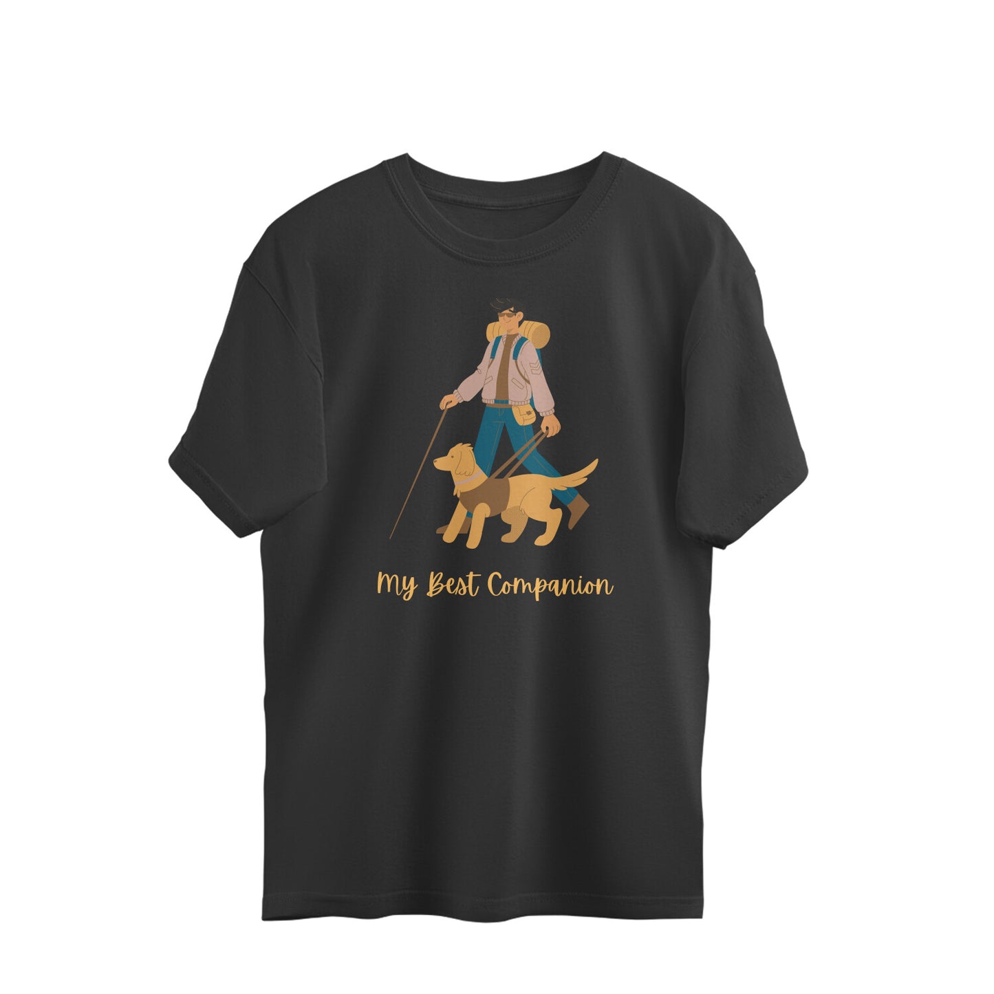 MY BEST COMPANION - UNISEX T SHIRTS - Walk on the wild side