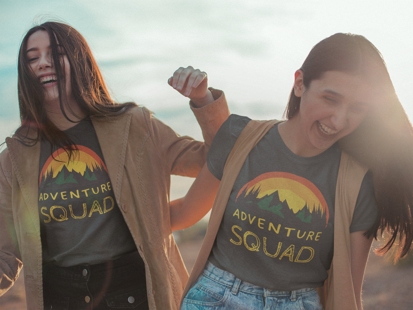 ADVENTURE SQUAD - WOMENS T SHIRT FOR TRAVELING - let's get lost together
