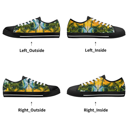 Womens Lightweight Low Top Canvas Shoes