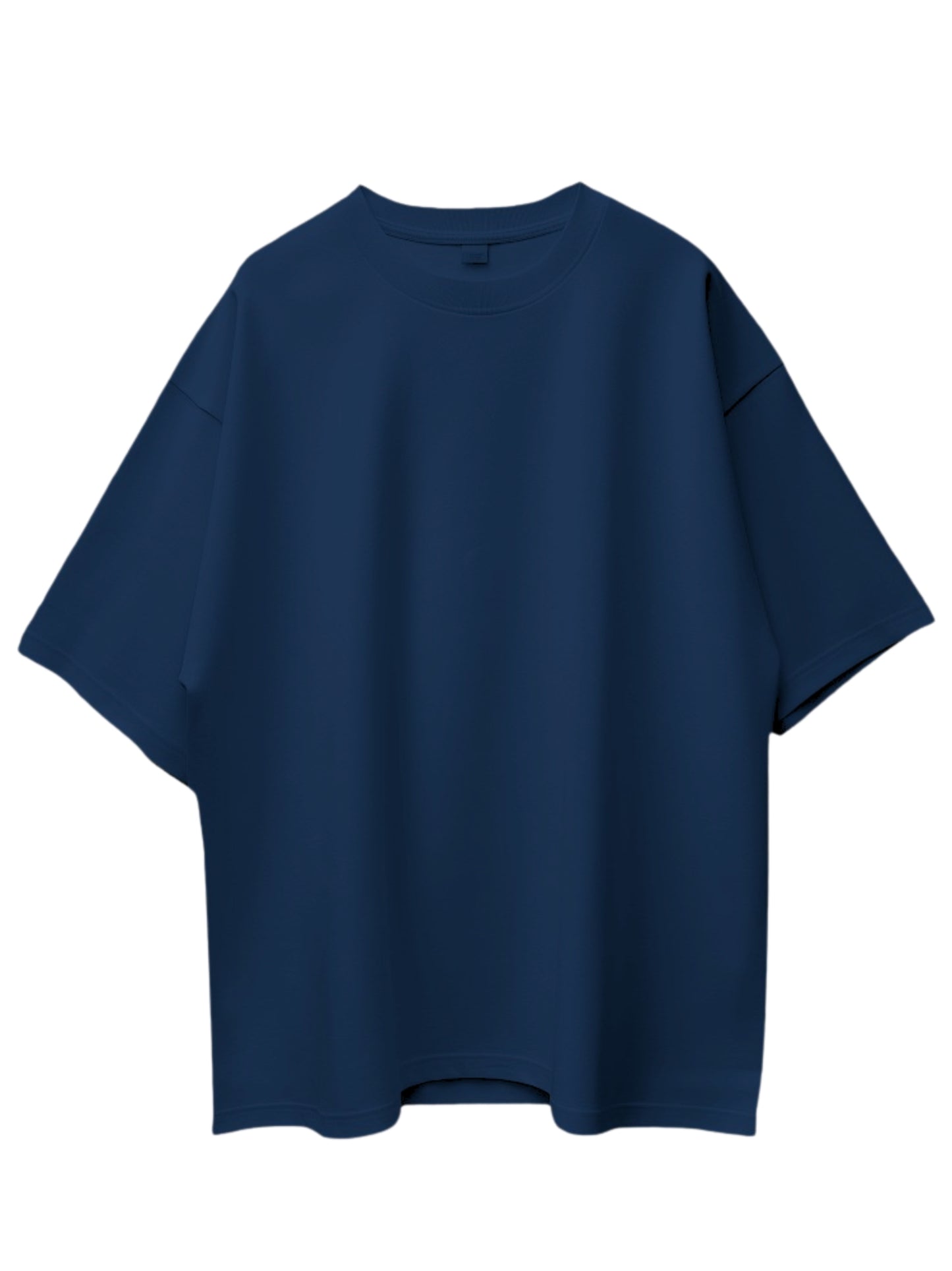Roads to India® Men's Cotton Casual T-Shirt – Premium Plain Tee | Unisex Fit (Oversized) | 220 GSM | Half Sleeve, Round Neck | S–5XL | Black, Navy Blue, White