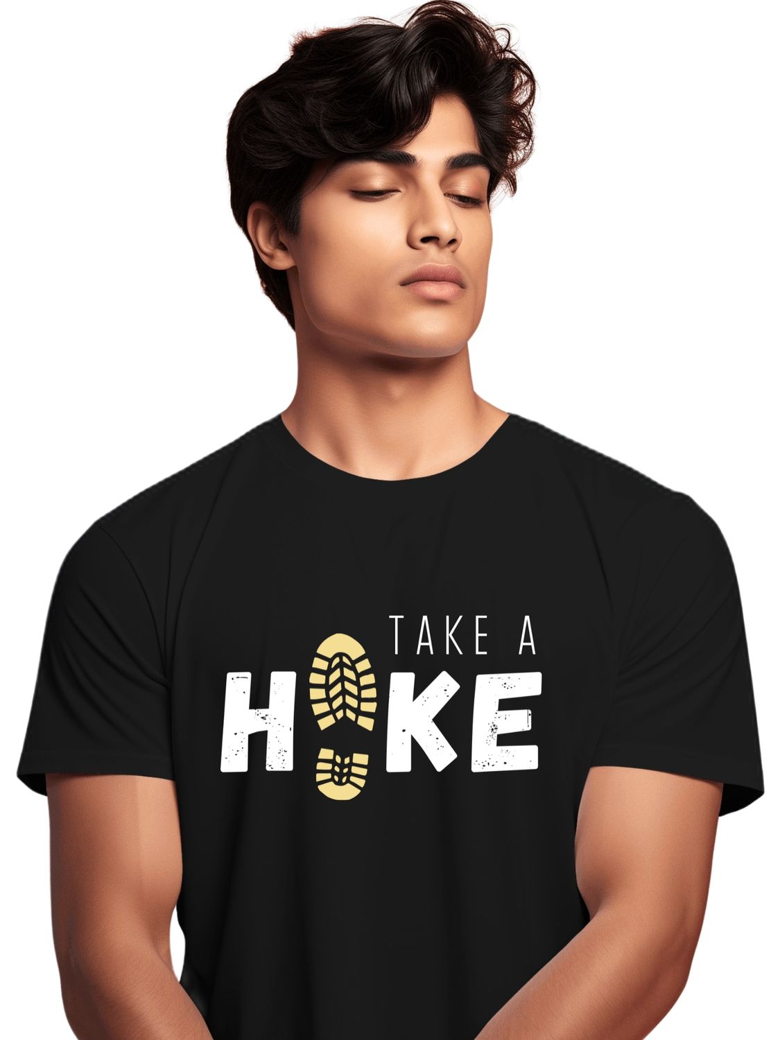 TAKE A HIKE - UNISEX T SHIRT - I'd rather be Hiking ( black, blue, maroon )