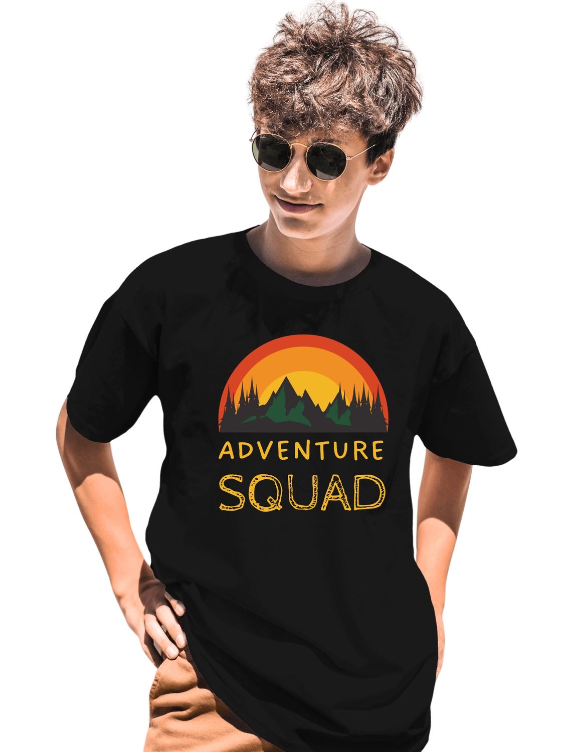 ADVENTURE SQUAD - UNISEX T SHIRT FOR TRAVELING - let's get lost together