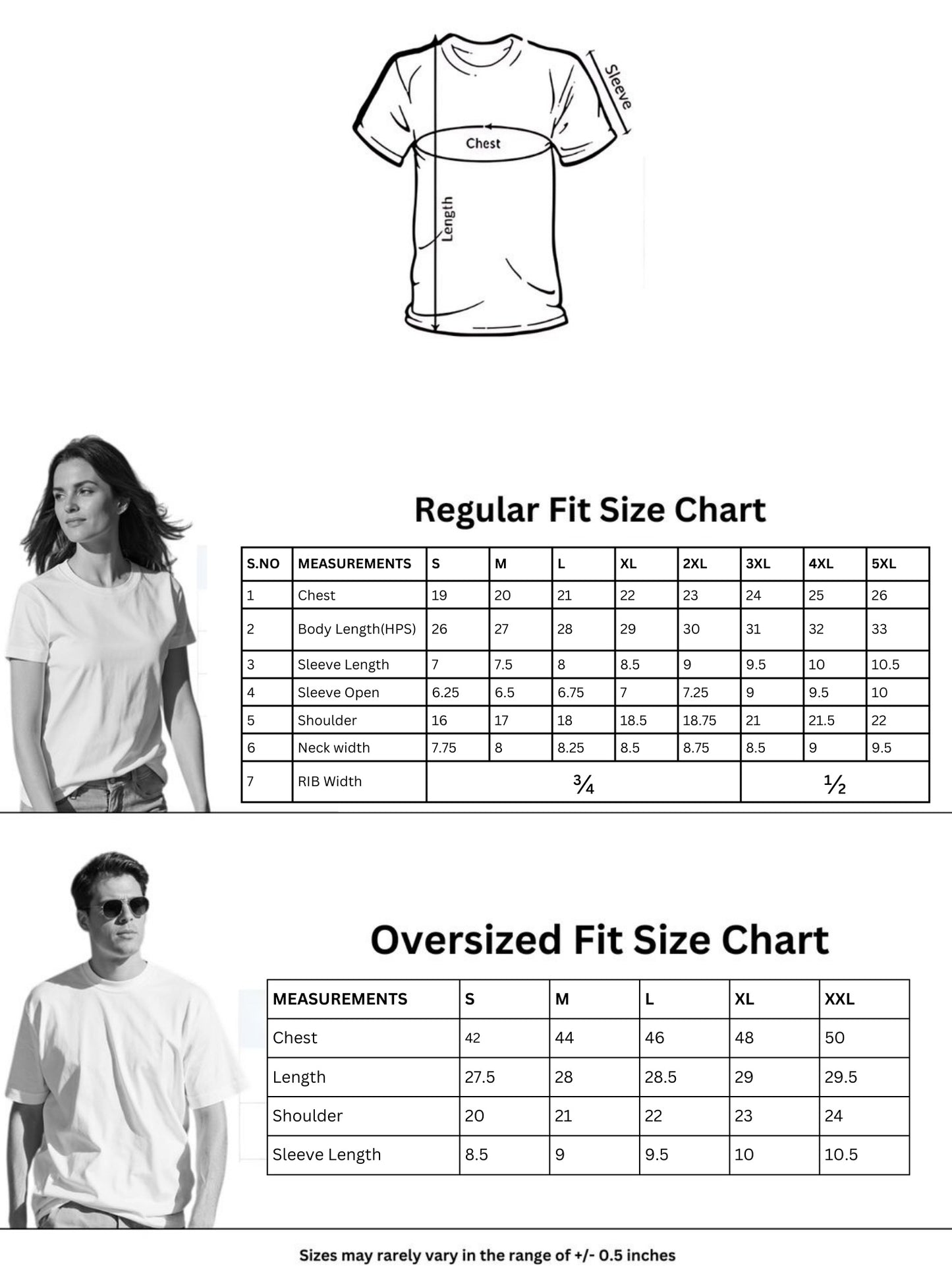 Roads to India® Men's Cotton Casual T-Shirt – Premium Plain Tee | Unisex Fit (Oversized) | 220 GSM | Half Sleeve, Round Neck | S–5XL | Black, Navy Blue, White