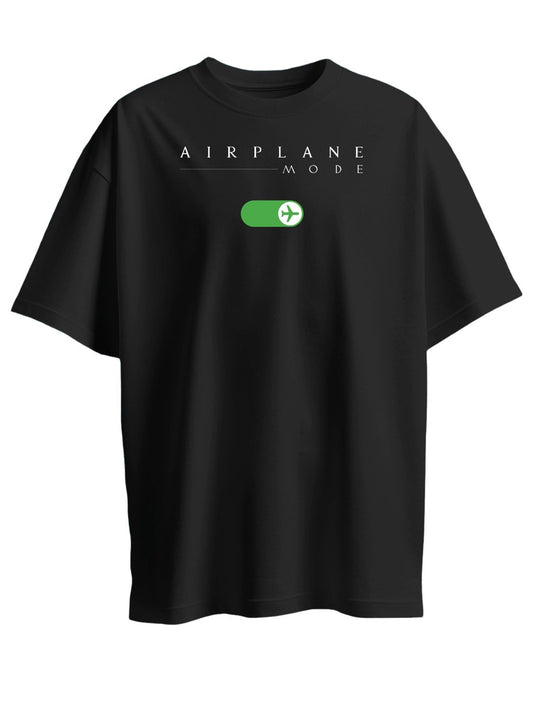 AIRPLANE MODE TEE SHIRT - UNISEX T SHIRT - Switch on to travel mode