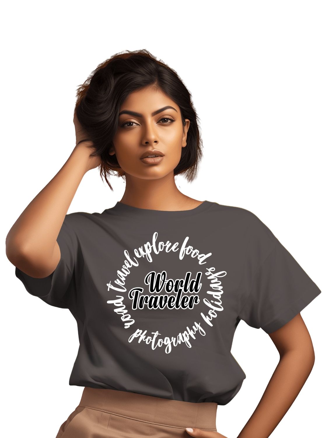 WORLD TRAVELER - UNISEX T SHIRT FOR TRAVELER - Let's pack up