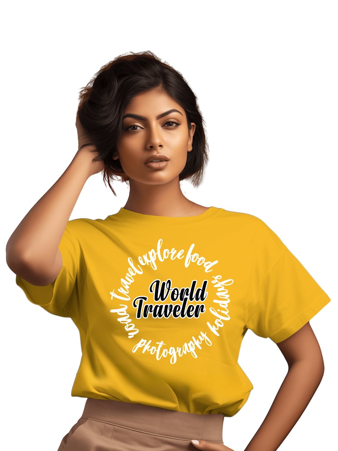 WORLD TRAVELER - UNISEX T SHIRT FOR TRAVELER - Let's pack up