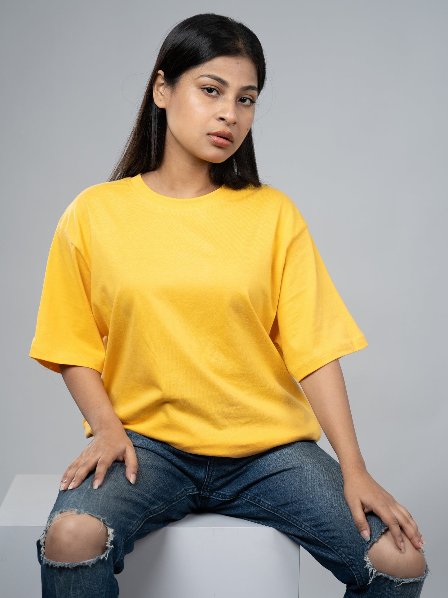 Roads to India® Men's Cotton Casual T-Shirt – Premium Plain T-Shirt | Unisex Fit (Regular)| 180 GSM | Half Sleeve, Round Neck | S–5XL | White, Black, Nevy Blue, Red, Golden Yellow, Olive Green, Grey