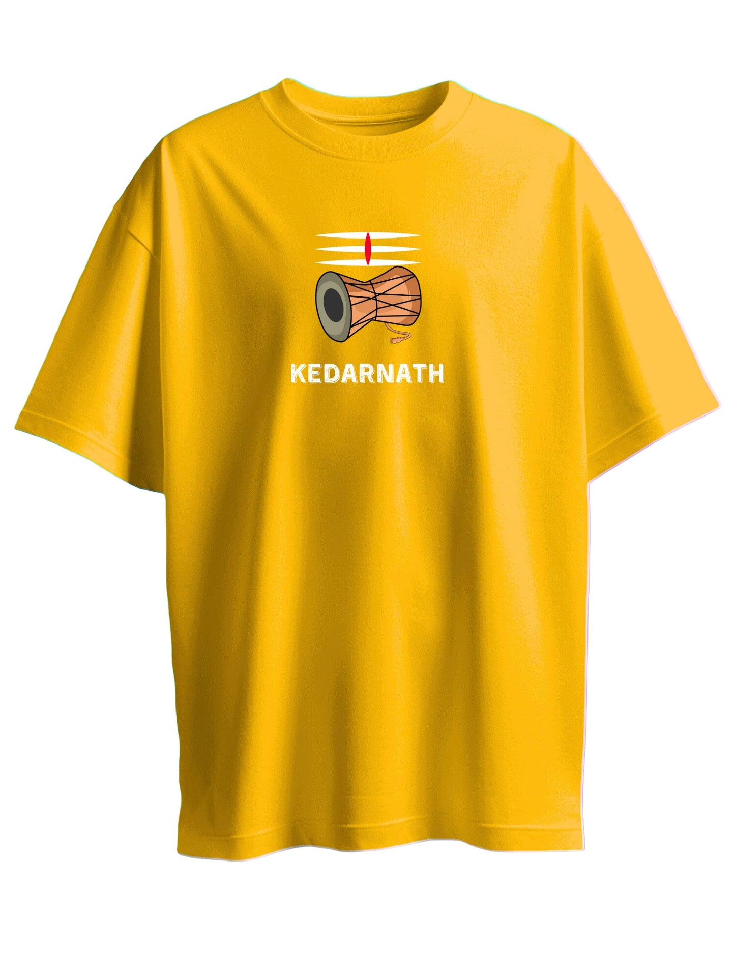 Roads to India® T-Shirt for Men – 100% Cotton Har Har Mahadev Half Sleeve Round Neck Graphic Print Tee | Unisex Regular & Oversized Fit | 180/220 GSM | S–5XL | Black, Navy Blue, Grey, White, Gyellow