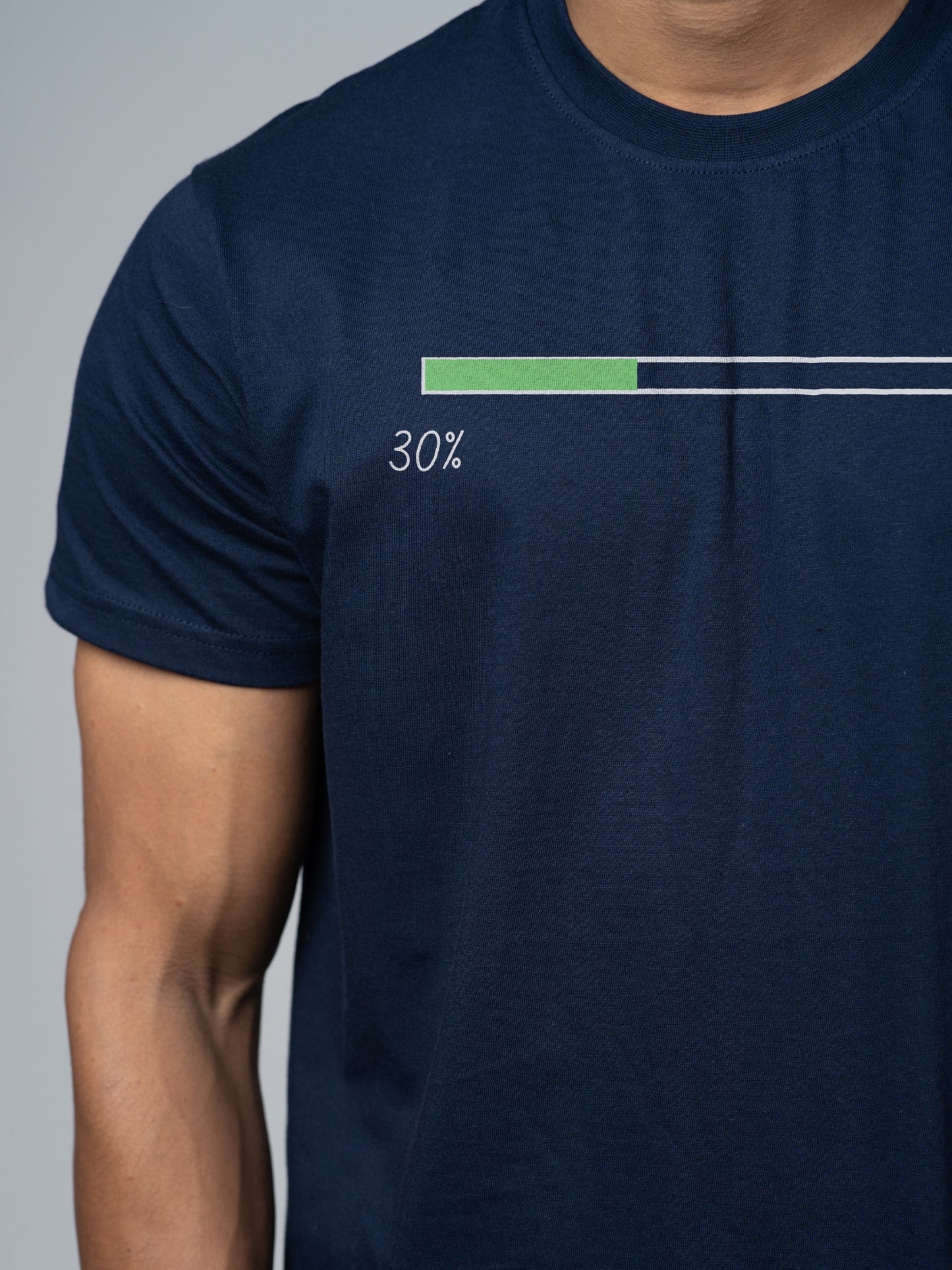 Roads to India® Men's Pure Cotton Casual T-Shirt – Life Percentage Graphic Tee | Unisex Fit (Regular & Oversized) | 180/220 GSM | Half Sleeve, Round Neck | S–5XL | Black, Navy Blue