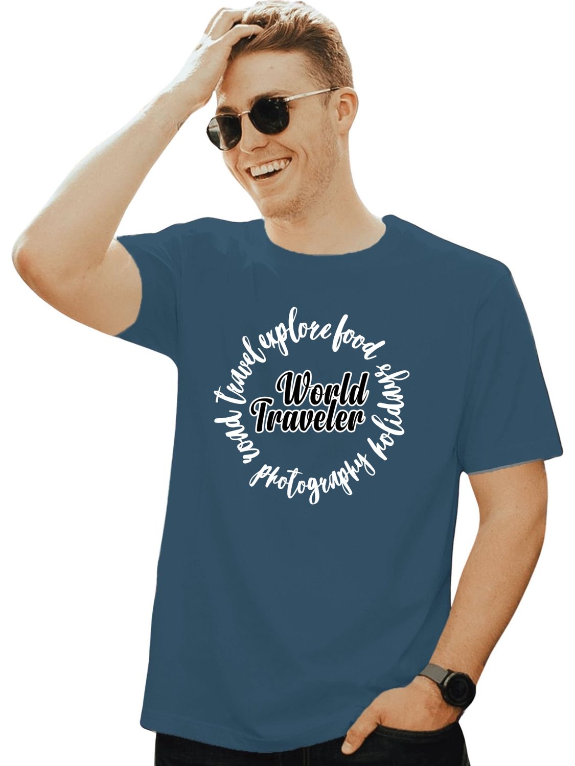 WORLD TRAVELER - UNISEX T SHIRT FOR TRAVELER - Let's pack up