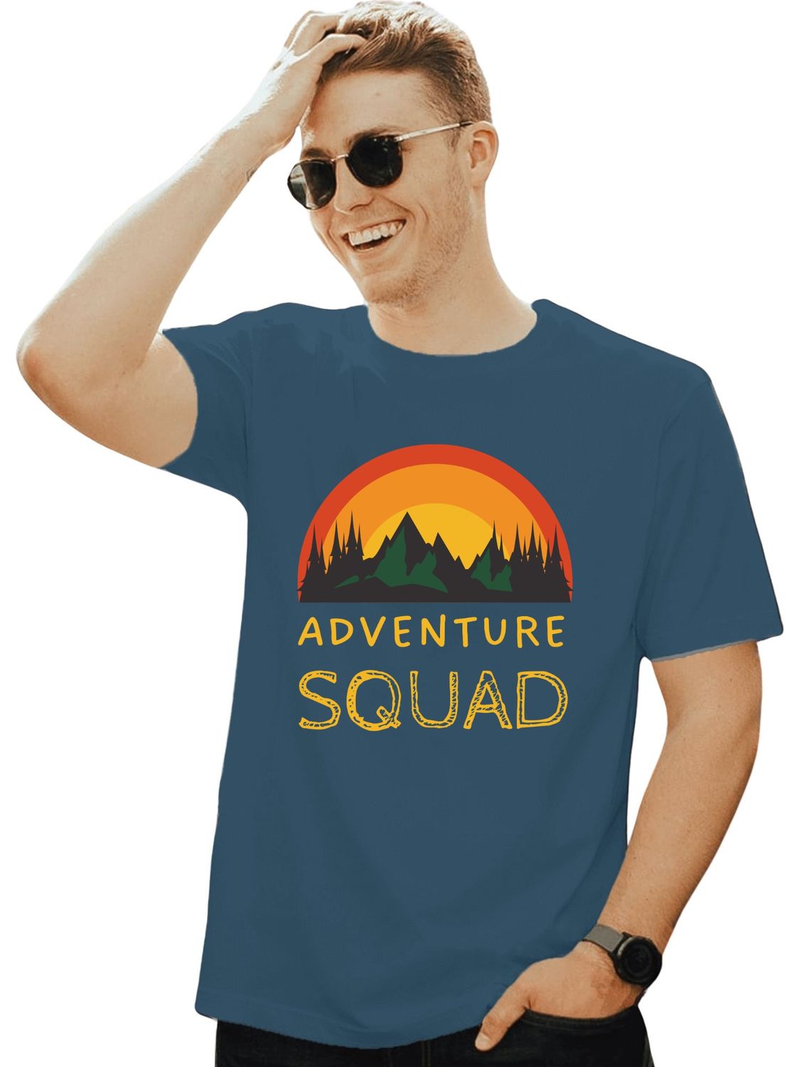 ADVENTURE SQUAD - UNISEX T SHIRT FOR TRAVELING - let's get lost together