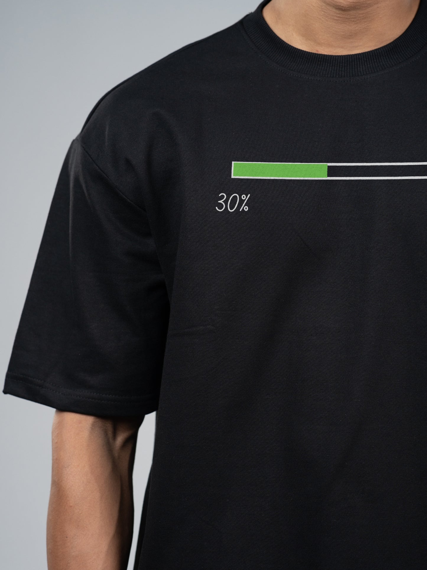 Roads to India® Men's Pure Cotton Casual T-Shirt – Life Percentage Graphic Tee | Unisex Fit (Regular & Oversized) | 180/220 GSM | Half Sleeve, Round Neck | S–5XL | Black, Navy Blue