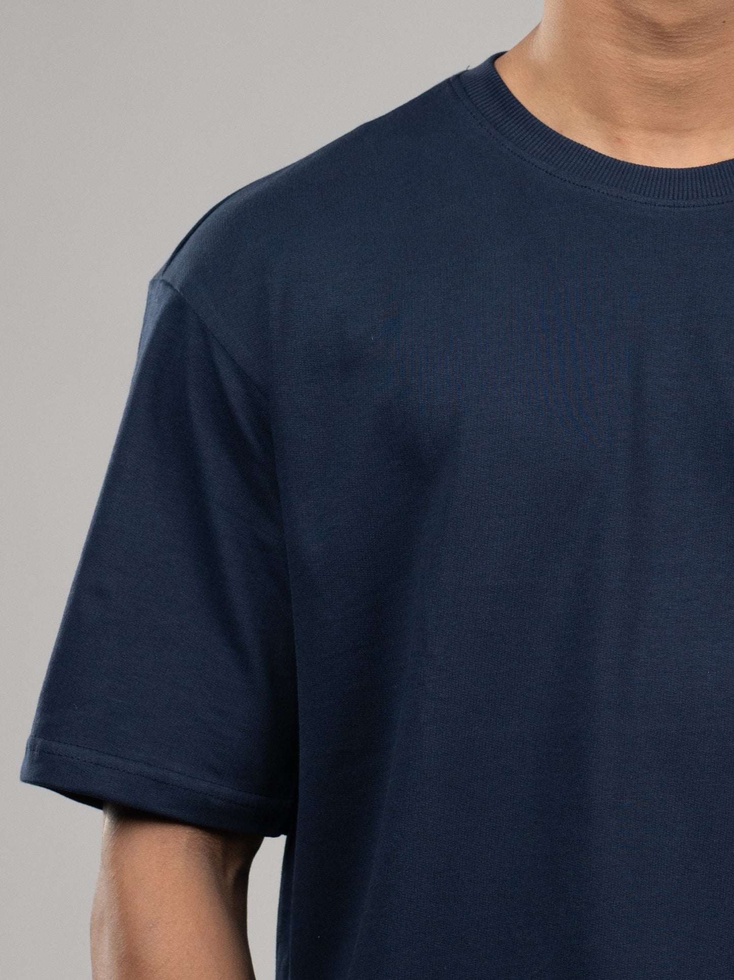 Roads to India® Men's Cotton Casual T-Shirt – Premium Plain Tee | Unisex Fit (Oversized) | 220 GSM | Half Sleeve, Round Neck | S–5XL | Black, Navy Blue, White