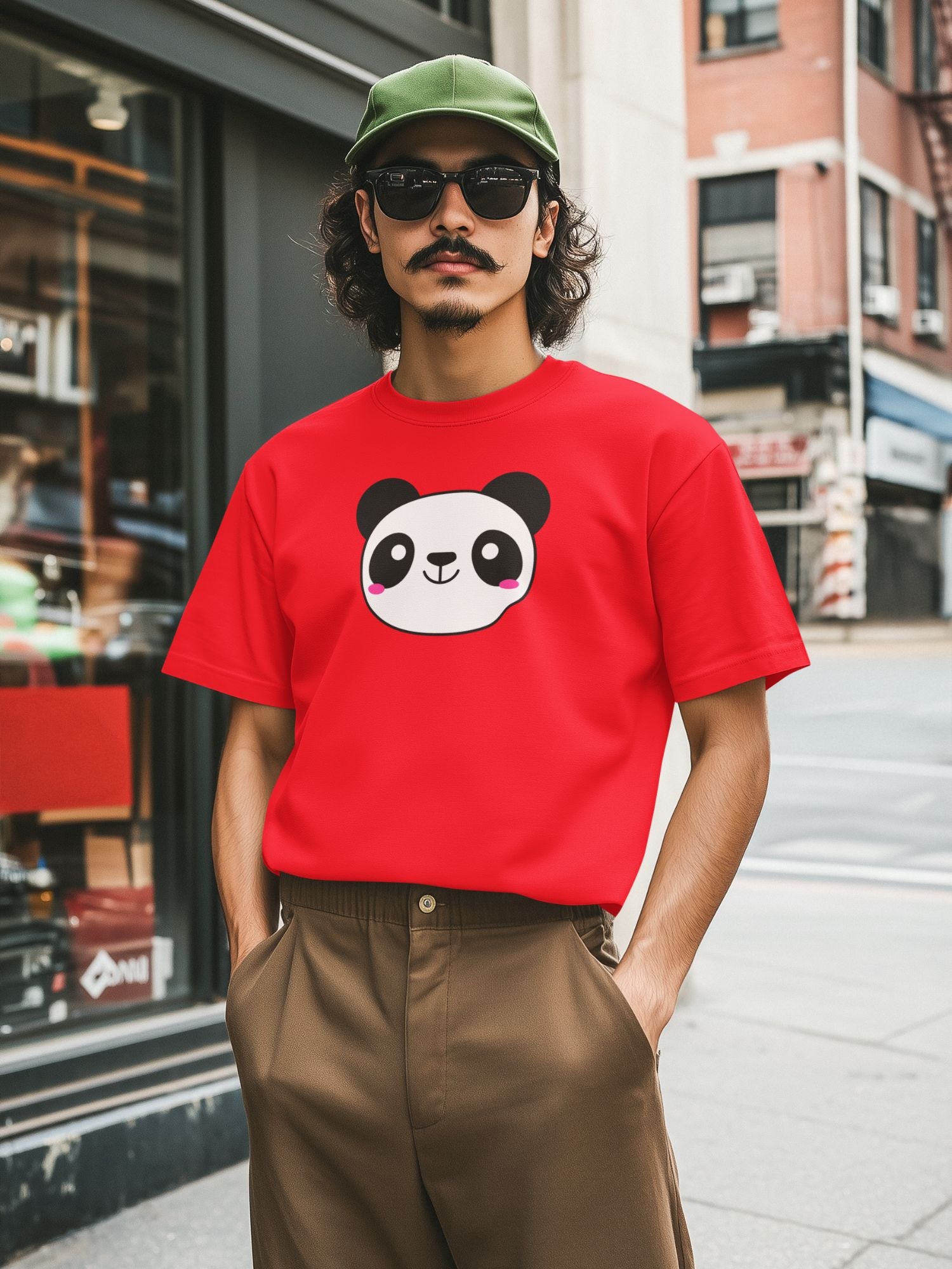 Red Model Male