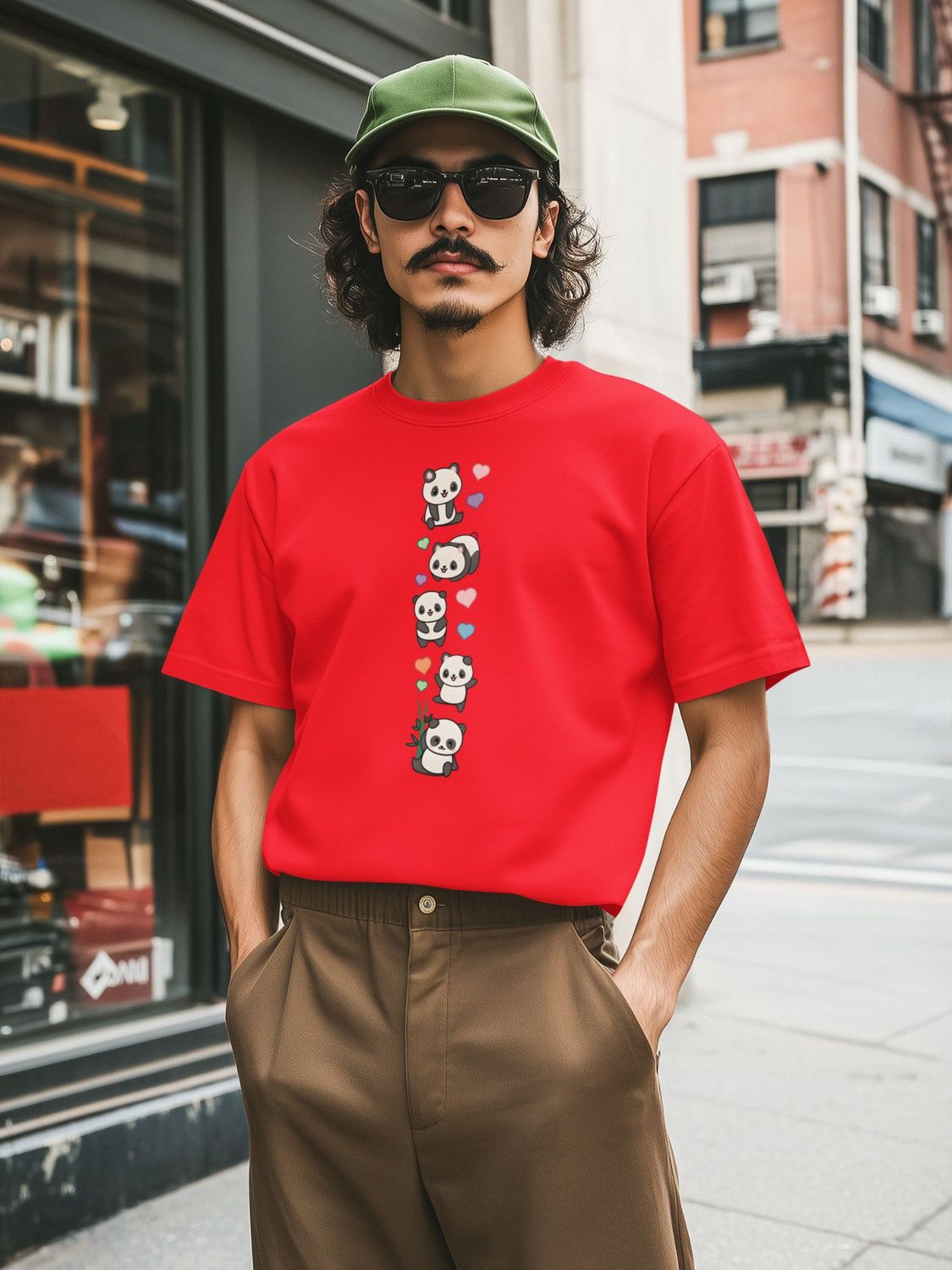 Red Model Male