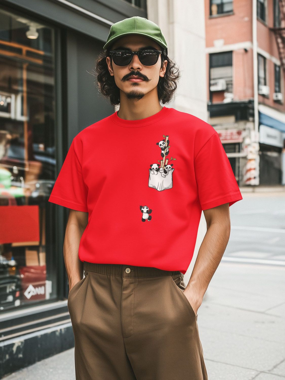 Red Model Male