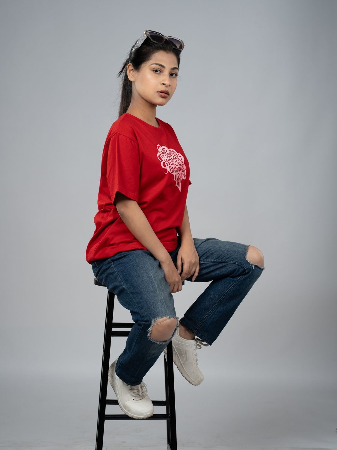 Red Model Female