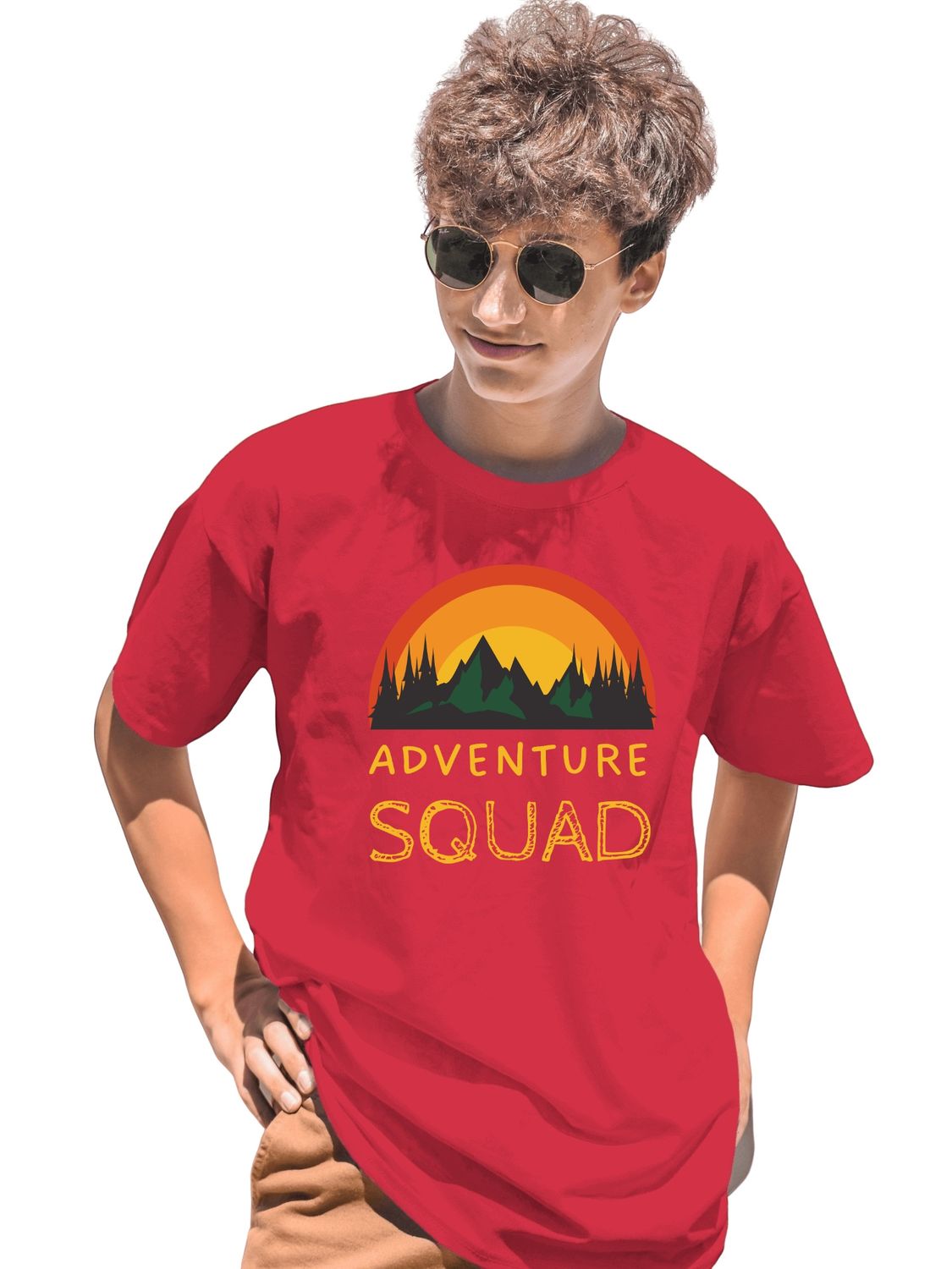 ADVENTURE SQUAD - UNISEX T SHIRT FOR TRAVELING - let's get lost together