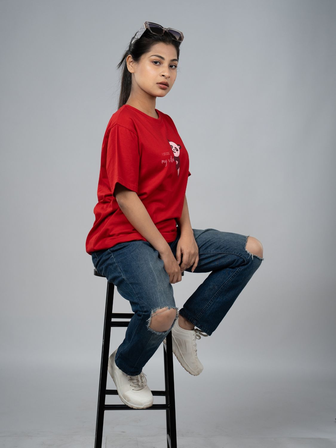Red Model Female