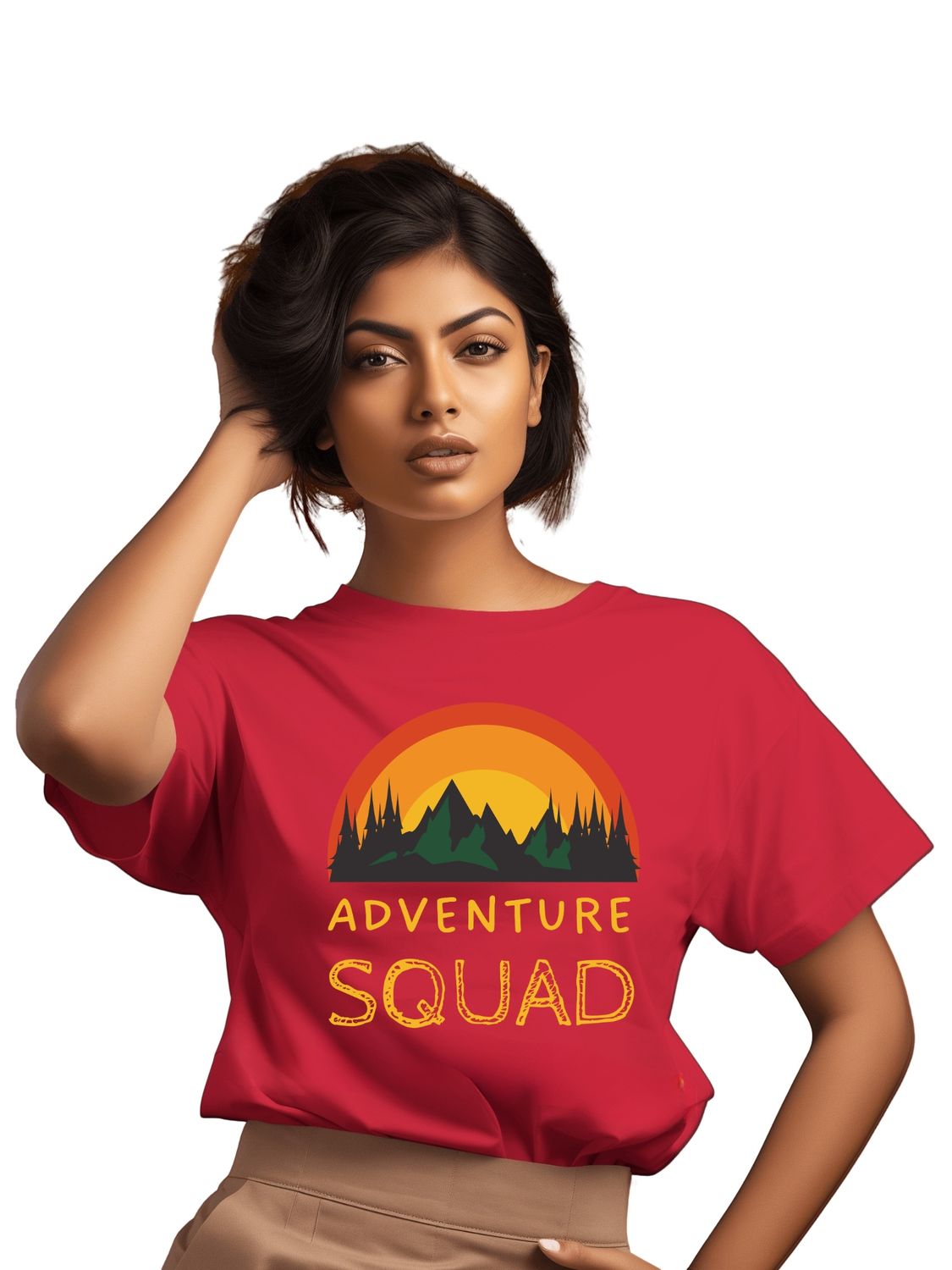 ADVENTURE SQUAD - UNISEX T SHIRT FOR TRAVELING - let's get lost together