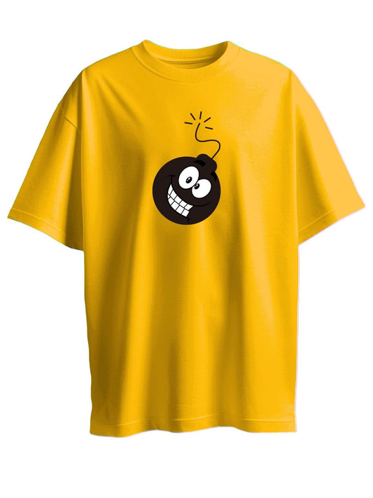 Roads to India® T-Shirt for Men – 100% Cotton Bombastic Diwali Half Sleeve Round Neck Graphic Print Tee | Unisex Regular & Oversized Fit | 180/220 GSM | S–5XL | White, Yellow, Red