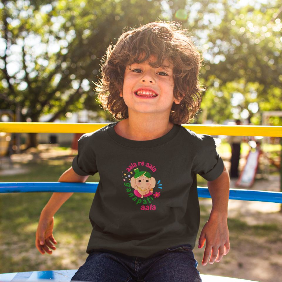 Aala Re Aala - Unisex T-Shirt for Kids (1 to 6 Years) - Premium Quality