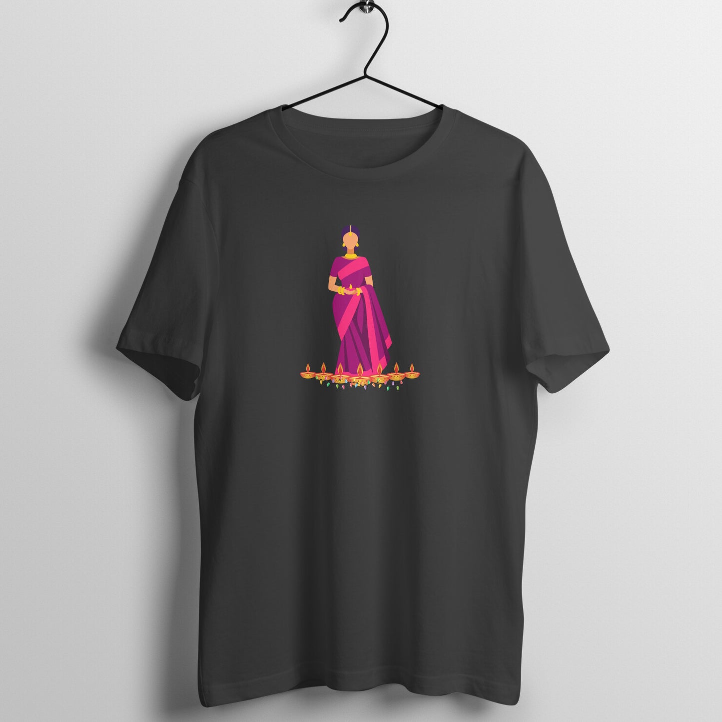 Diwali Special - Women T-shirt 100 % combed cotton