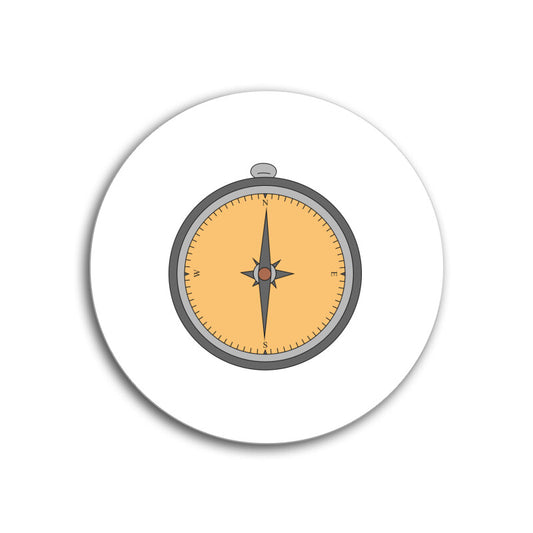 Roads To India - Coaster, your own table, glass lid, travel lovers, compass