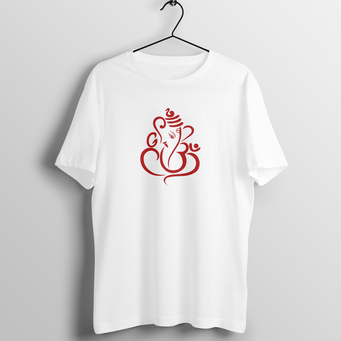 Sitting Lord Ganesha -100% combed Organic cotton - Premium Quality - Unisex T shirt - Enjoy Ganesh Chaturthi With Roads To India