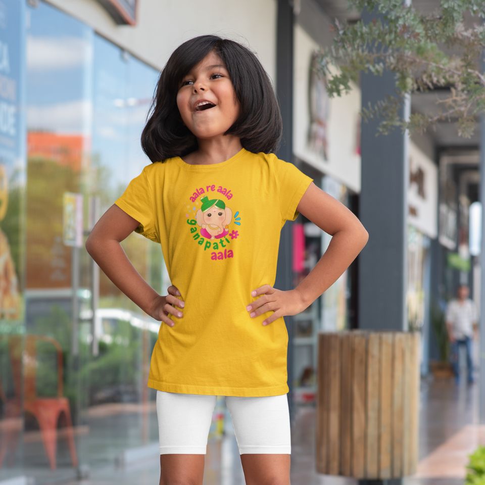 Aala Re Aala - Unisex T-Shirt for Kids (1 to 6 Years) - Premium Quality