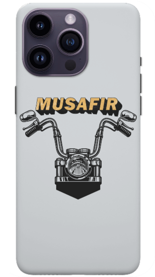 Roads to India iPhone 14 Pro Max Case - Musafir (travel lover) for iPhone 14Pro Max Silicone Case |Drop Protection |Anti-Scratch Microfiber Lining| Silicone Ultra Slim Cover Shockproof