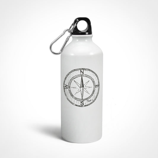 Traveler's Compass - Stainless Steel Water Bottle - 600 ml 750 ml
