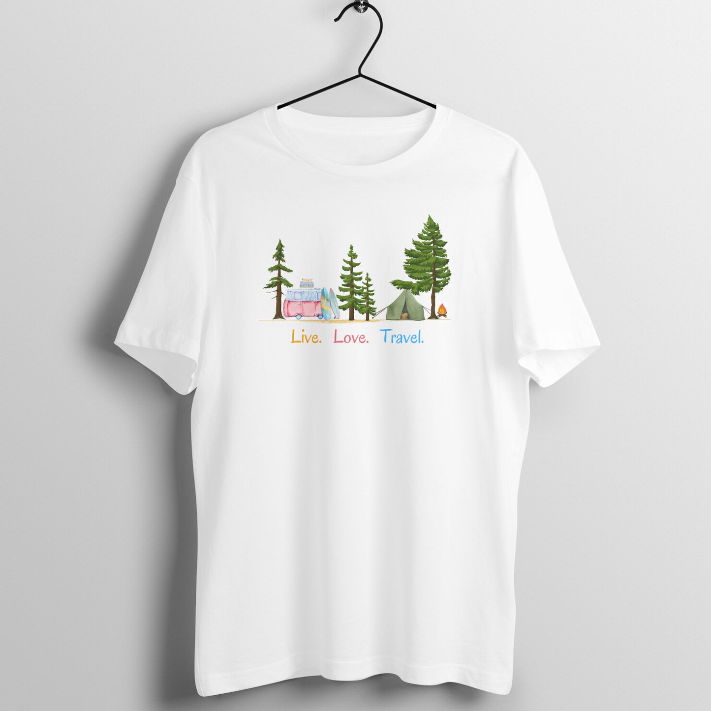 LIVE LIFE TRAVEL - UNISEX T SHIRTS - Live your life in your way
