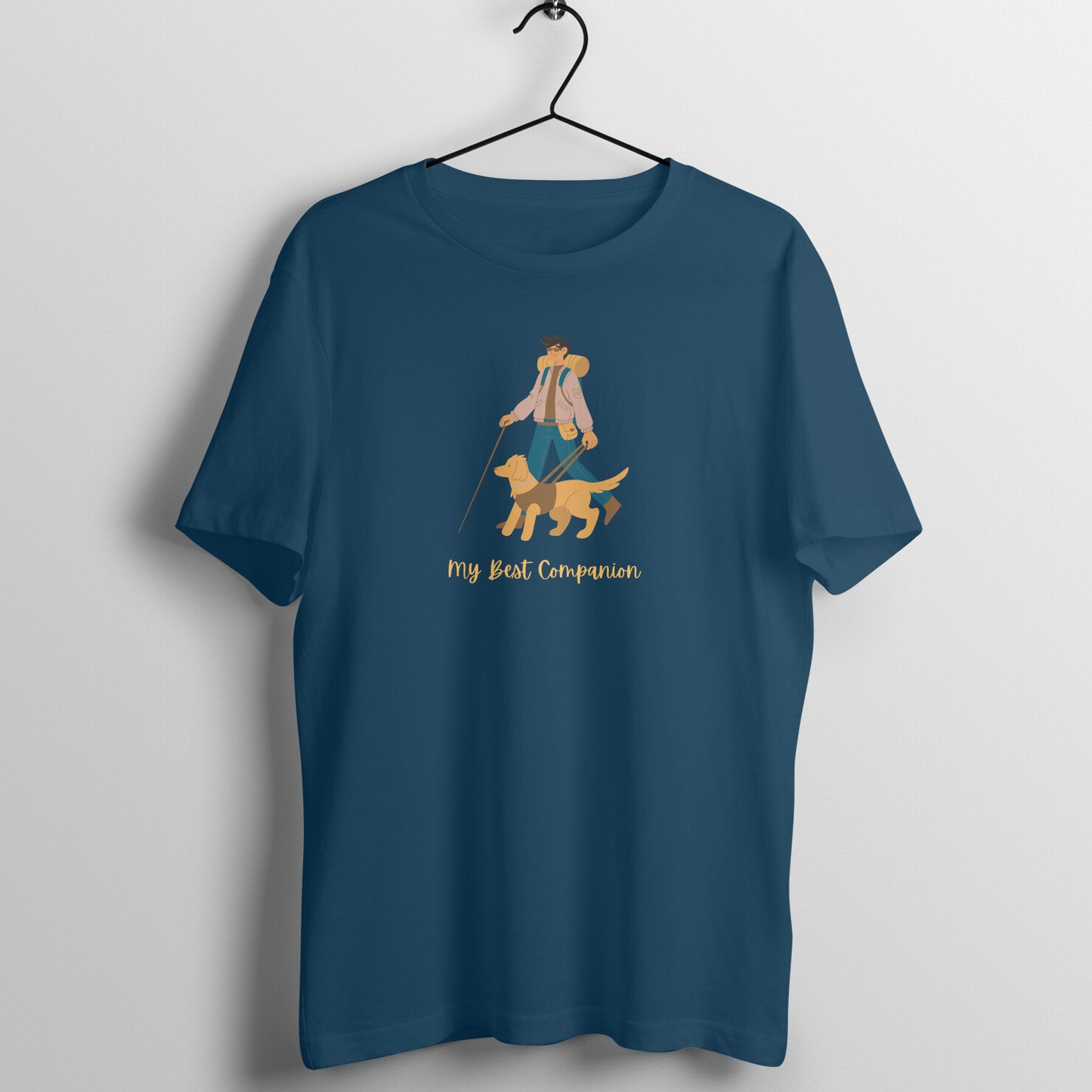 MY BEST COMPANION - UNISEX T SHIRT FOR DOG LOVERS - Travel with your soulmate